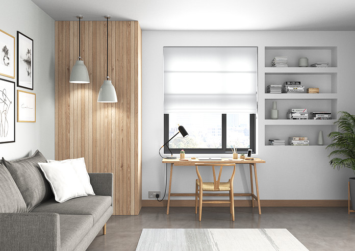 Mayfair, White - Roman Blind - Image 5